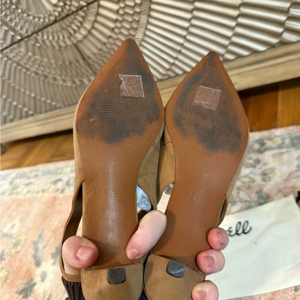Madewell Tan Women's Mules - Picture 6 of 6